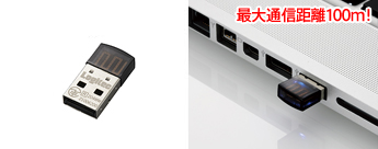 Bluetooth(R)�i�u���[�g�D�[�X�j3.0 Class1�Ή����f�� Bluetooth(R)USB�A�_�v�^