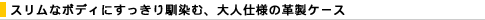 �X�����ȃ{�f�B�ɂ����������ށA��l�d�l�̊v���P�[�X