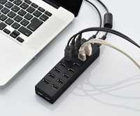 16����USB�@��𓯎��ɐڑ��ł���Z���t�p���[��pUSB�n�u