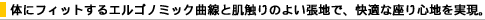 �̂Ƀt�B�b�g����G���S�m�~�b�N�Ȑ��Ɣ��G��̂悢���n�ŁA���K�ȍ���S�n�������B