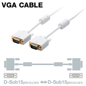 Mac����D-Sub15�s���i�~�j�j�P�[�u��