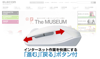 �C���^�[�l�b�g��Ƃ����K�ɂ���u�i�ށv�u�߂�v�{�^���t