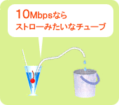 10Mbps�Ȃ�X�g���[�݂����ȃ`���[�u