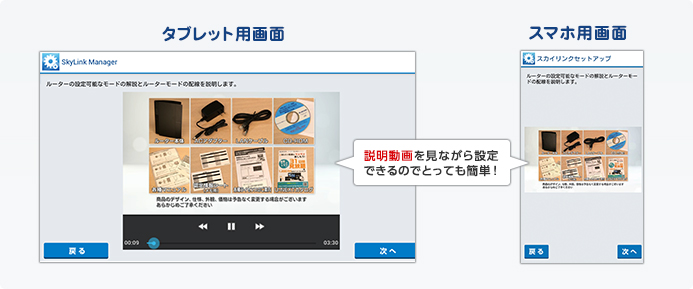 スカイリンクセットアップ